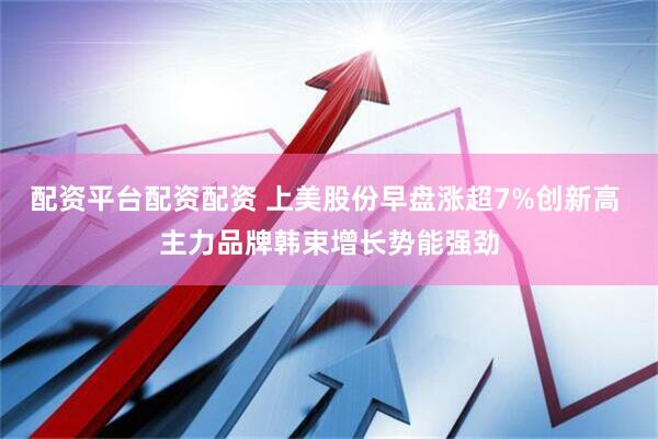 配资平台配资配资 上美股份早盘涨超7%创新高 主力品牌韩束增长势能强劲